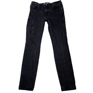 Born Fly Jeans Mens 32 Actual 33x30 Black Slim Denim Streetwear Moto Utility